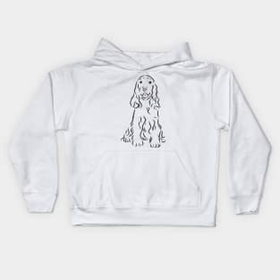 spaniel smile Kids Hoodie